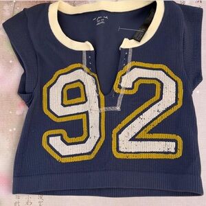 Out From Under 92 Blue/Yellow Top